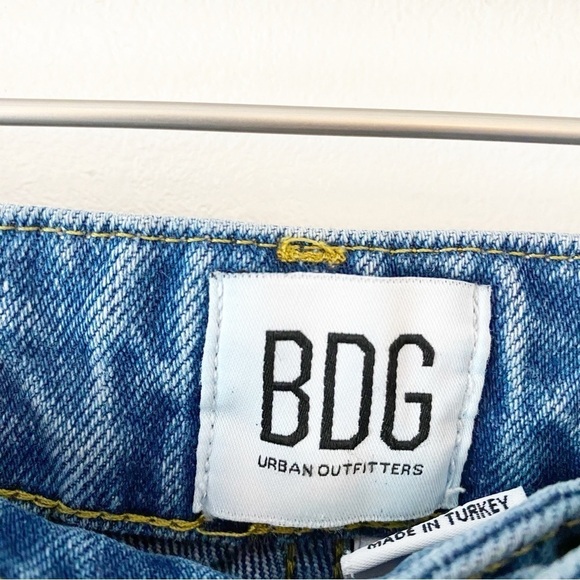 BDG Retro Color Block Patchwork Denim Shorts 70’s - Picture 6 of 10